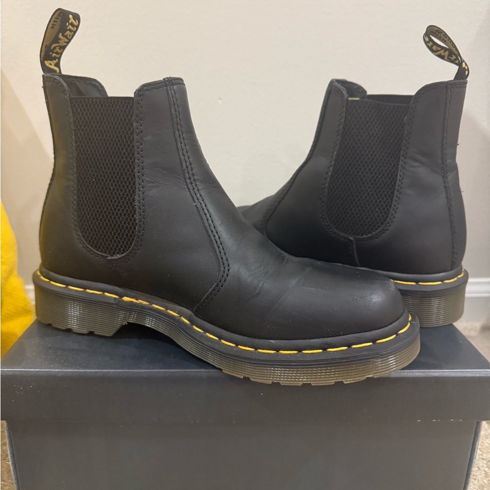 Dr. Martens Black Leather Boots